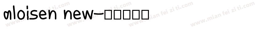 aloisen new字体转换